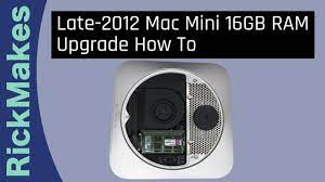 mac mini late 2012 ram upgrade